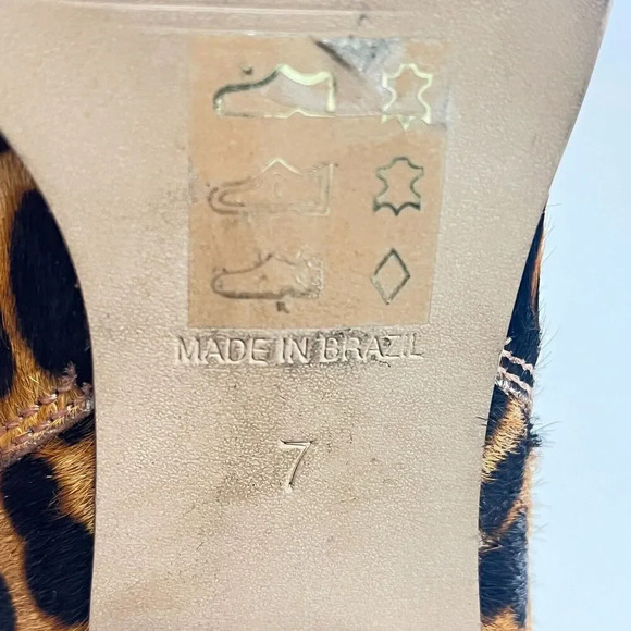 Madewell The Regan Leopard Calf Hair Ankle Pull On Boots Size 7 $178 - Picture 9 of 10